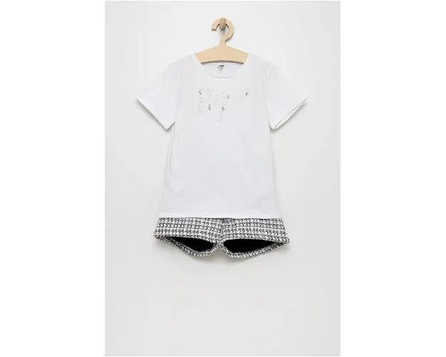 Birba&Trybeyond compleu copii culoarea alb