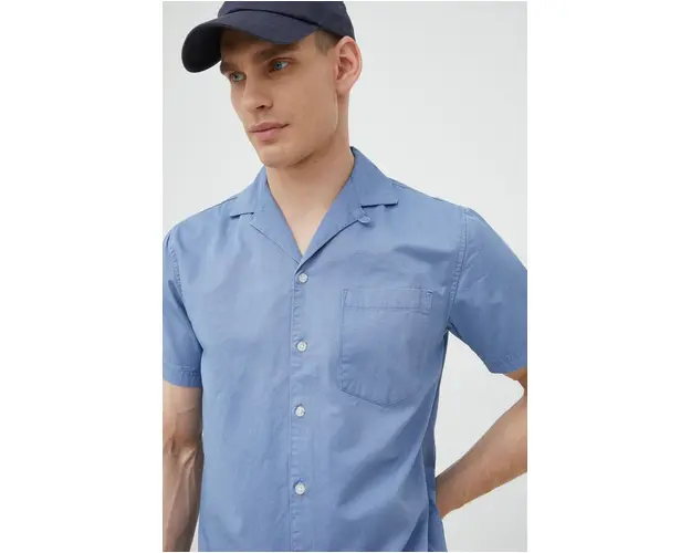 Solid camasa din bumbac barbati, , regular