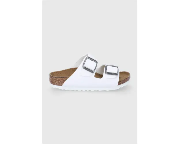 Birkenstock slapi copii culoarea alb