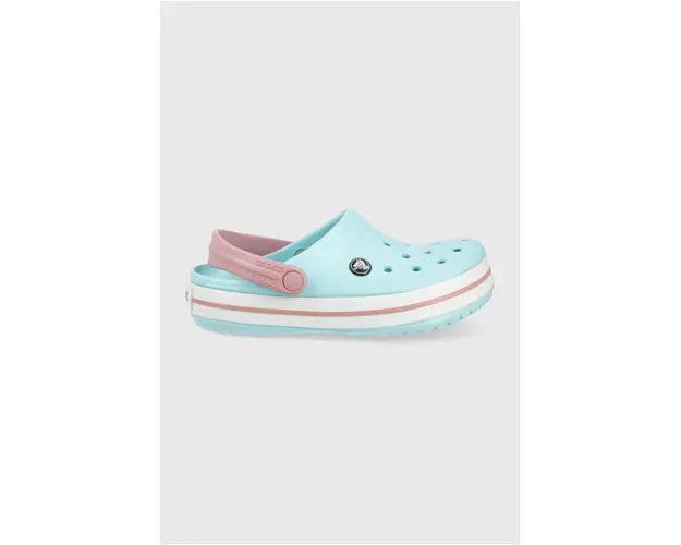 Crocs slapi copii culoarea turcoaz