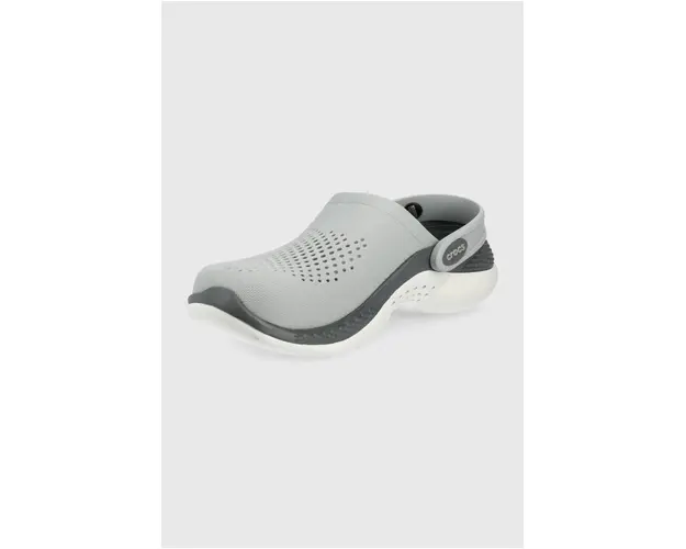 Crocs papuci Literide 360 Clog culoarea gri 206708 Light Grey