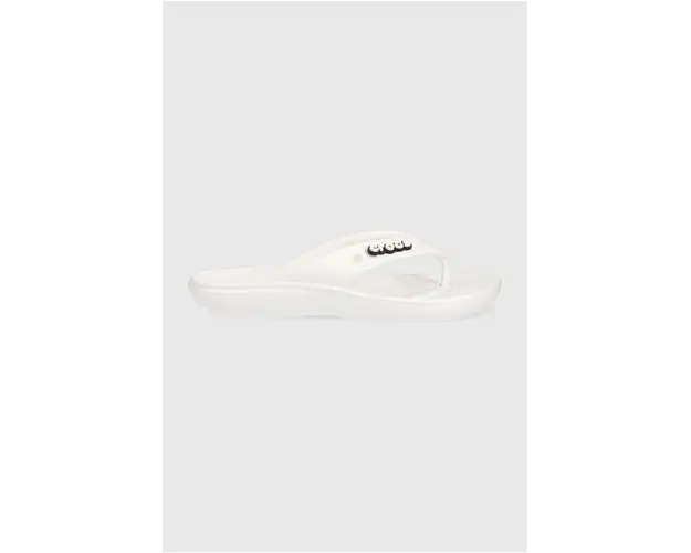 Crocs slapi culoarea alb 207713.100-WHITE
