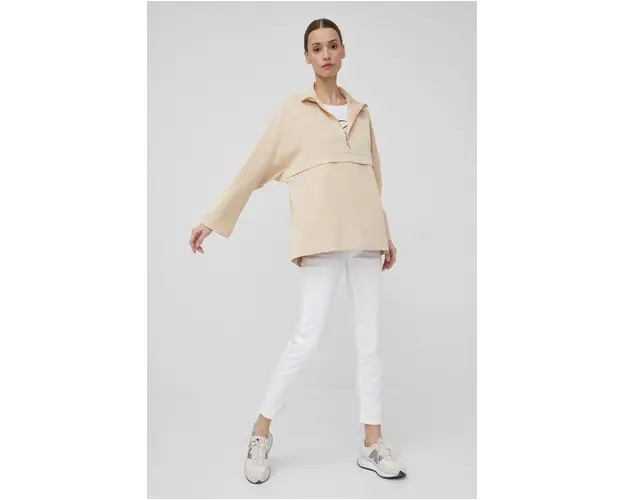 Drykorn bluza femei, culoarea bej,