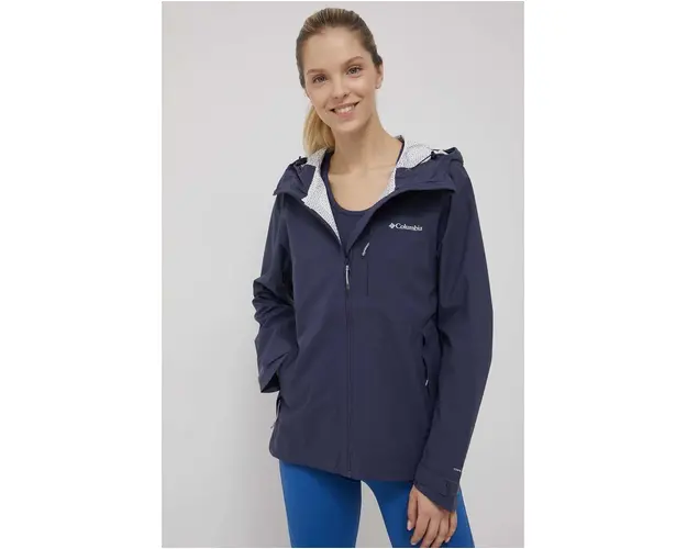 Columbia geaca outdoor Omni-tech Ampli-dry culoarea albastru marin, de tranzitie