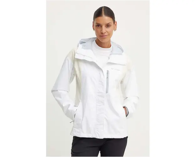 Columbia jacheta de exterior Hikebound culoarea alb, de tranzitie 1989253