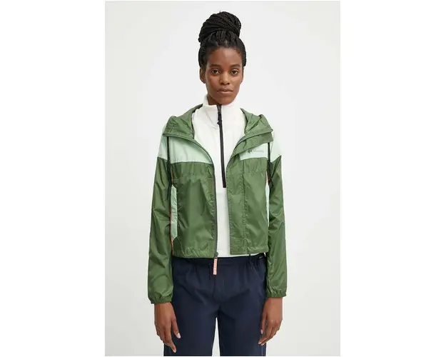 Columbia jacheta de exterior Flash Challenger culoarea verde 1989511