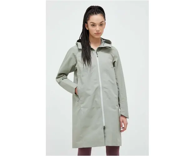 Houdini palton de ploaie femei, culoarea turcoaz