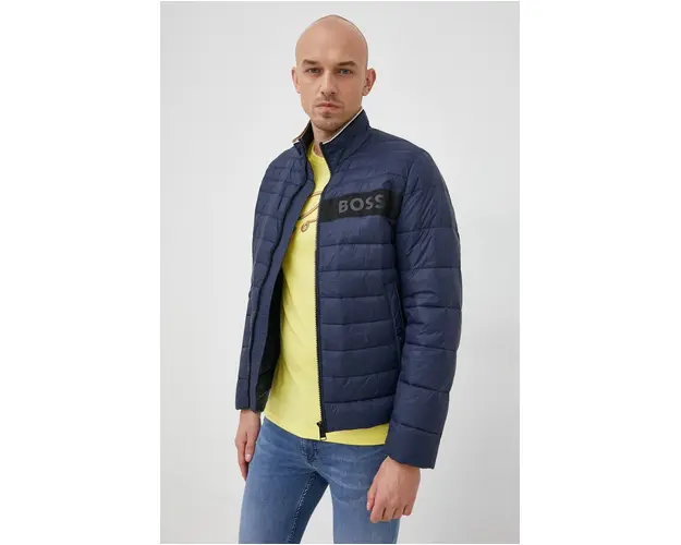 BOSS geaca barbati, culoarea bleumarin, de tranzitie 50464308