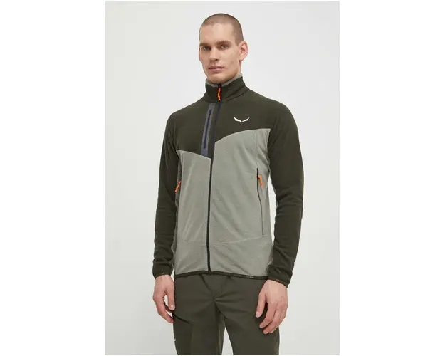 Salewa hanorac Paganella culoarea verde, modelator