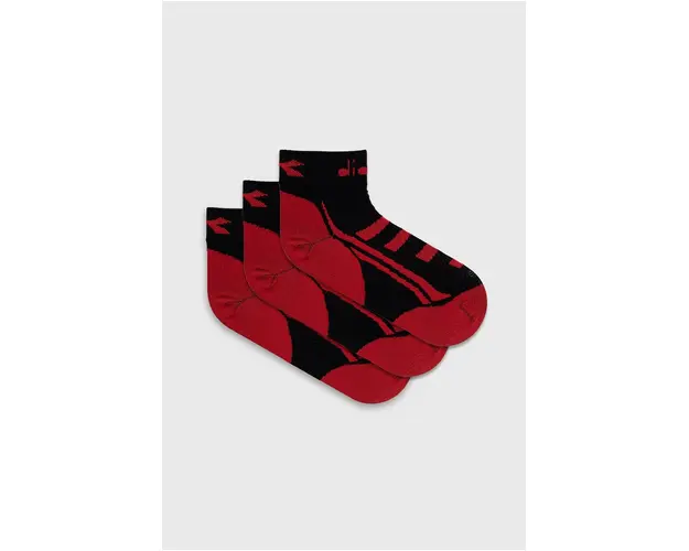 Diadora sosete (3-pack) femei, culoarea negru