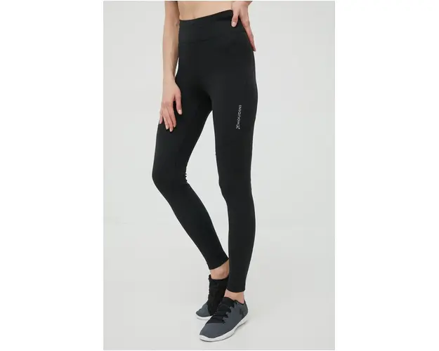 Houdini leggins sport Adventure femei, culoarea negru, neted