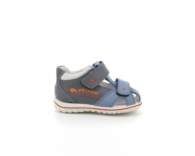 Primigi sandale din piele pentru copii culoarea gri