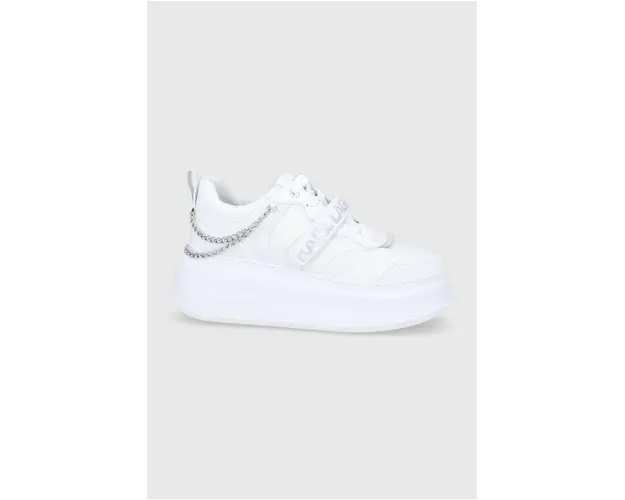 Karl Lagerfeld pantofi Anakapri culoarea alb, cu platforma