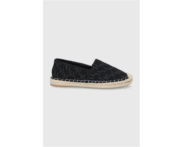 Karl Lagerfeld espadrile Kamini culoarea negru