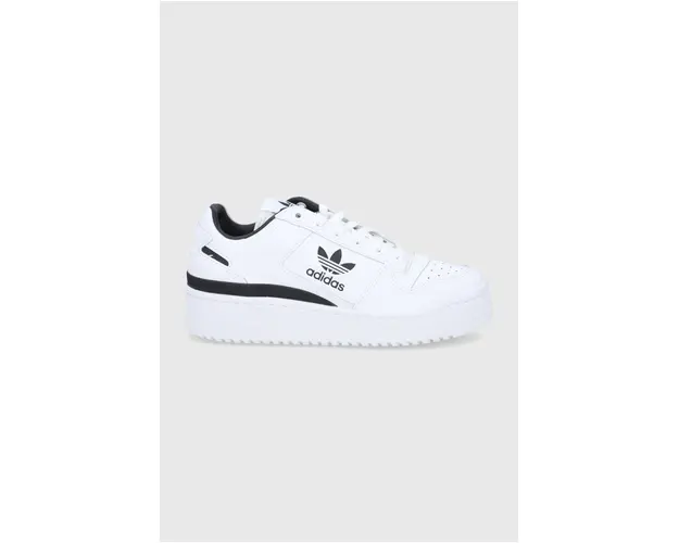 adidas Originals ghete de piele Forum Bold GY5921 culoarea alb GY5921-WHT/BLK