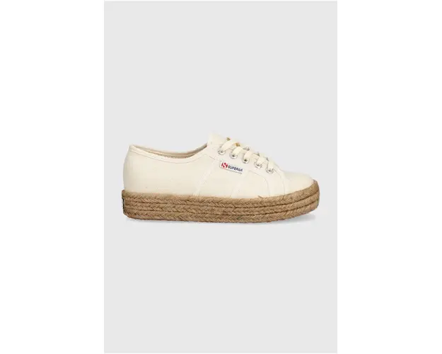 Superga tenisi femei, culoarea bej
