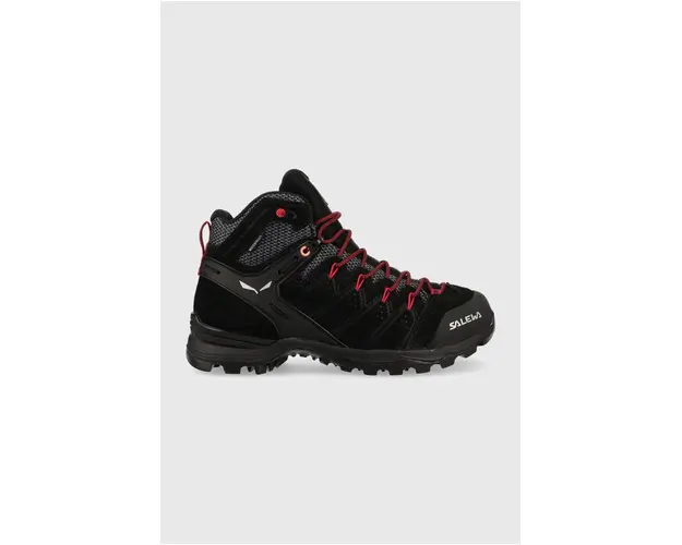 Salewa pantofi Alp Mate Mid femei, culoarea negru, izolare usoara
