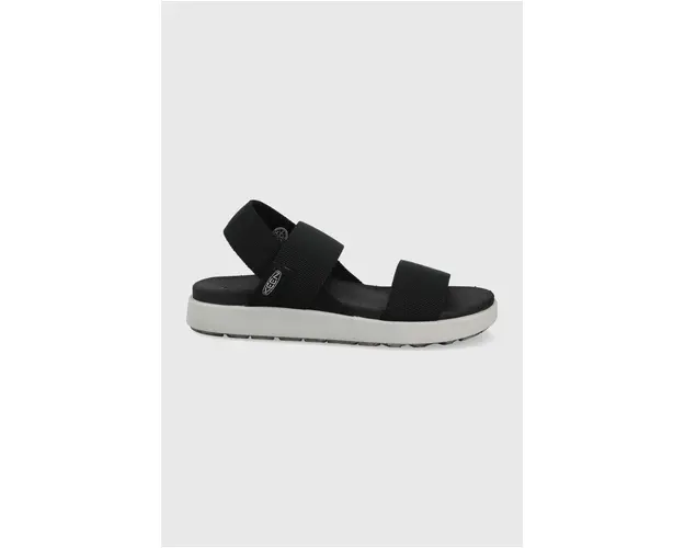 Keen sandale Elle Backstrap femei, culoarea negru, cu platforma 1022620-BLACK