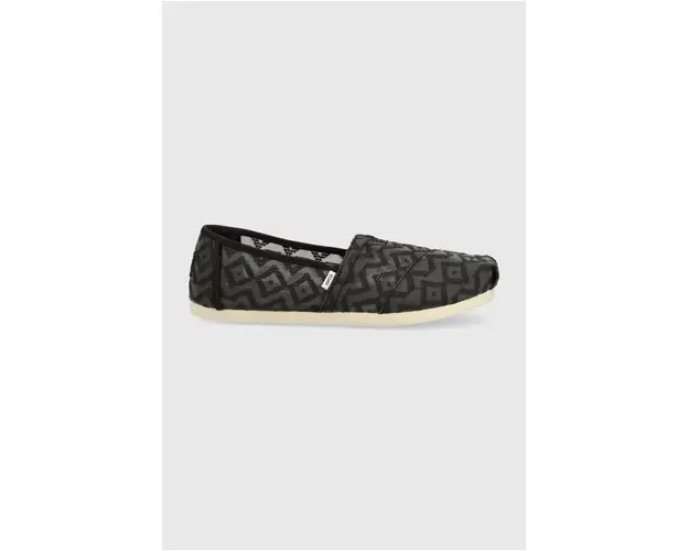 Toms espadrile Alpargata culoarea negru