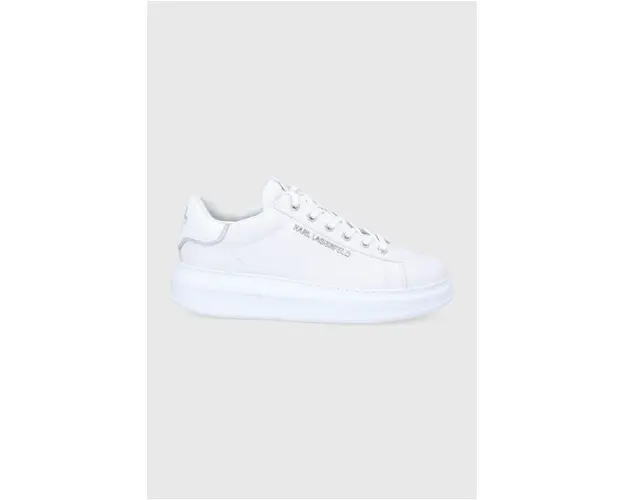 Karl Lagerfeld ghete de piele Kapri Mens culoarea alb