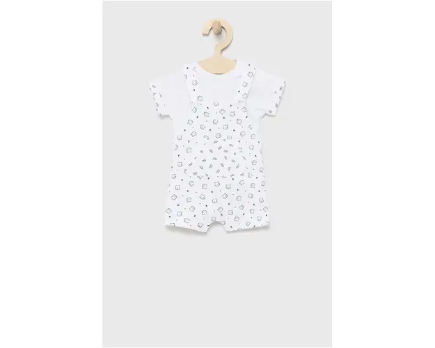 Birba&Trybeyond compleu bebe culoarea alb