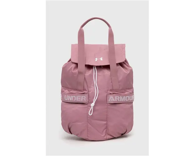Under Armour rucsac femei, culoarea roz, mic, neted