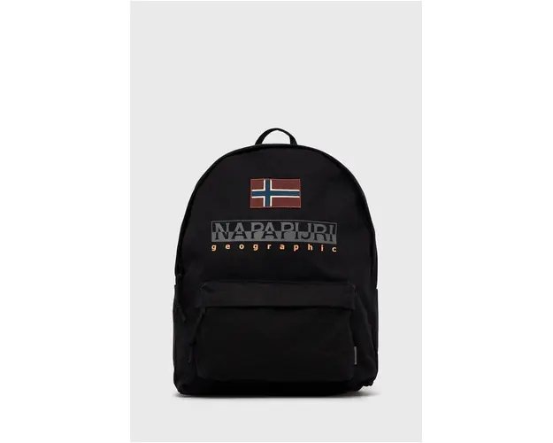 Napapijri rucsac culoarea negru, mare, cu imprimeu