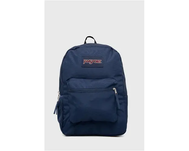Jansport rucsac culoarea albastru marin, mare, neted