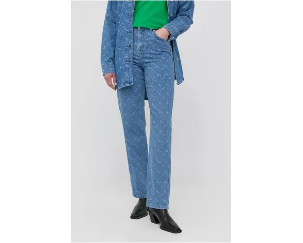 Gestuz jeansi femei, high waist