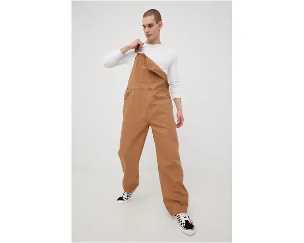 Dickies salopeta barbati, culoarea maro