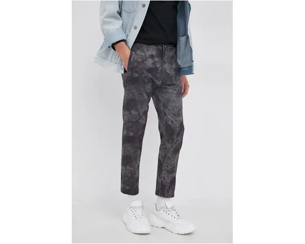 Drykorn Pantaloni Jeger barbati, culoarea verde, model drept