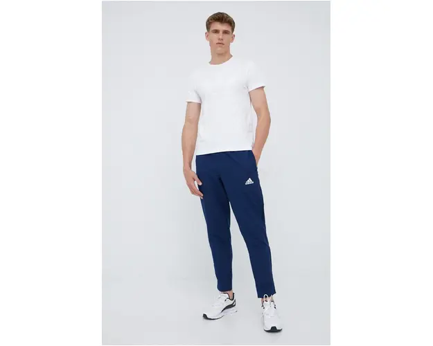 adidas Performance pantaloni de antrenament Entrada 22 barbati, culoarea bleumarin, uni HB5329
