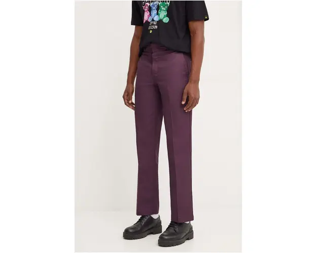 Dickies pantaloni 874 barbati, culoarea violet, drept