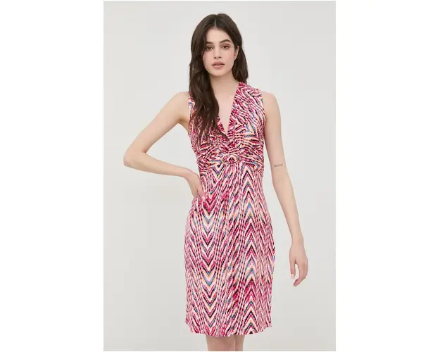 Morgan rochie culoarea roz, mini, evazati