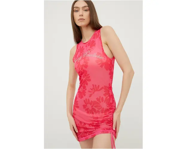 Juicy Couture rochie culoarea roz, mini, mulata