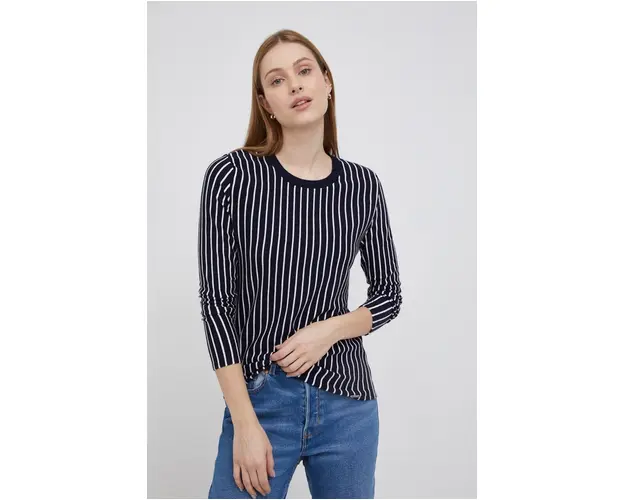 Dkny pulover femei, culoarea albastru marin, light