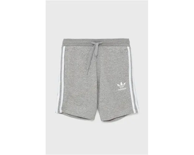 adidas Originals pantaloni scurti copii H32343 culoarea gri, melanj