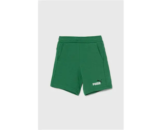 Puma pantaloni scurti copii culoarea verde, talie reglabila