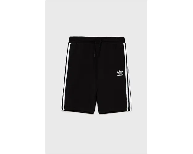 Adidas Originals Pantaloni scurti copii H32342 culoarea negru, material neted, talie reglabila