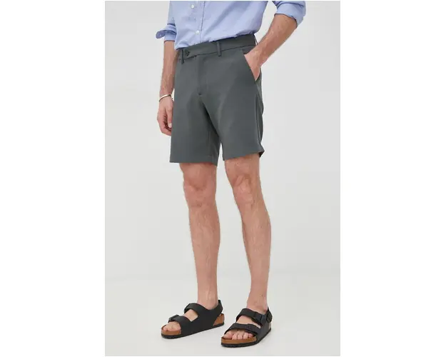 Samsoe Samsoe pantaloni scurti barbati, culoarea gri