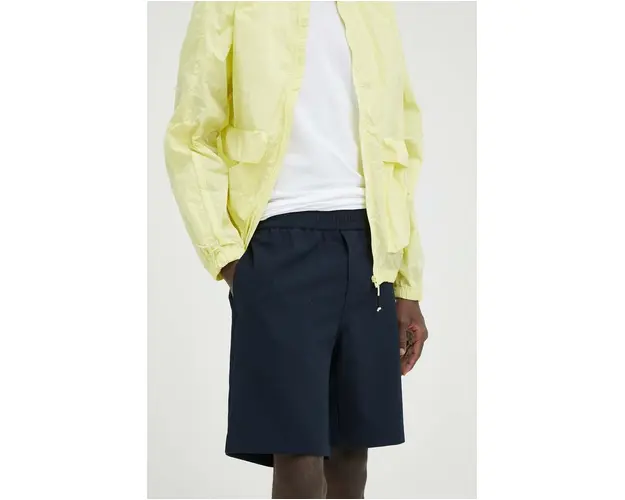 Samsoe Samsoe pantaloni scurti barbati, culoarea bleumarin