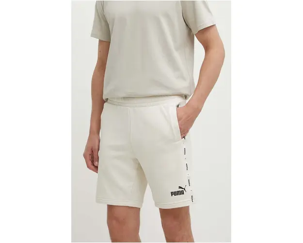 Puma pantaloni scurti barbati, culoarea bej, 847387