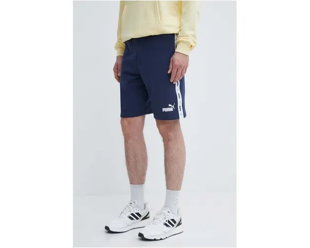 Puma pantaloni scurti barbati, culoarea bleumarin 847387