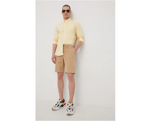 Superdry pantaloni scurti barbati, culoarea bej