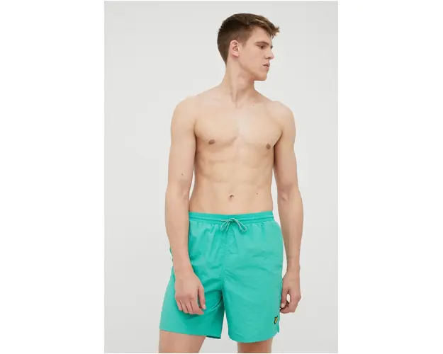 Lyle & Scott pantaloni scurti de baie culoarea verde