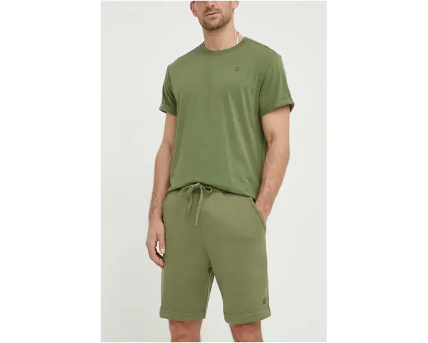 G-Star Raw pantaloni scurti barbati, culoarea verde
