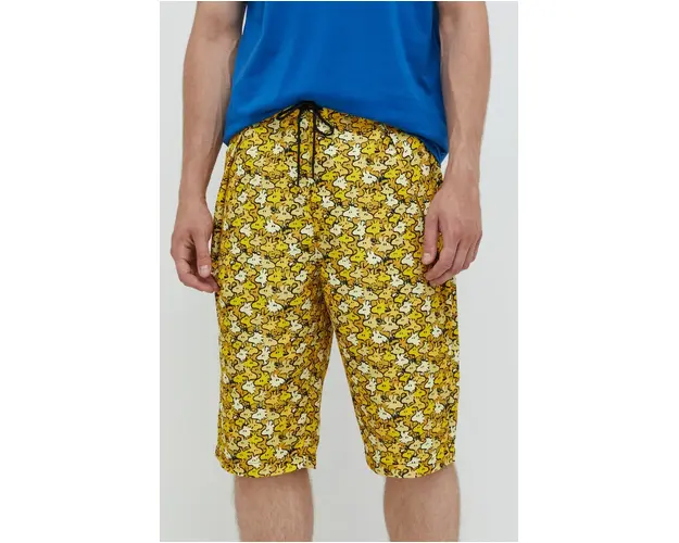 Converse pantaloni scurti culoarea galben, modelator