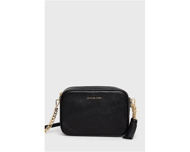 MICHAEL Michael Kors poseta de piele culoarea negru