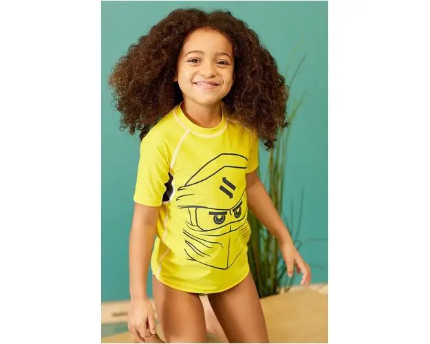 Lego Wear tricou copii culoarea galben, cu imprimeu