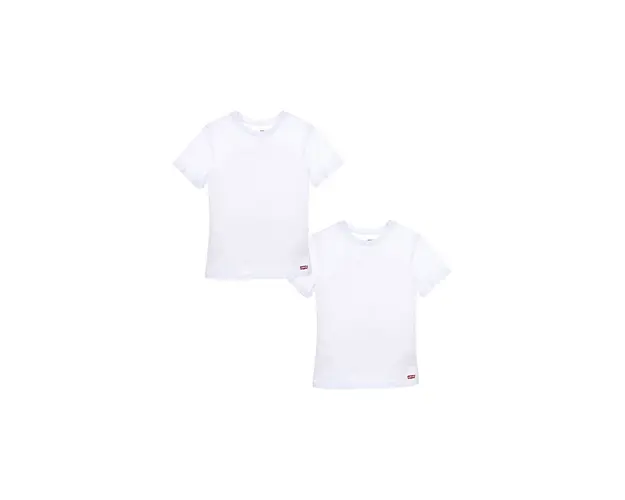 Levi's tricou copii culoarea alb, neted